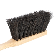 Handfeger Arenga 450mm mit Holzrücken, Langstiel, Naturborsten