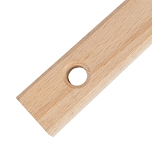 Handfeger Arenga 450mm mit Holzrücken, Langstiel, Naturborsten