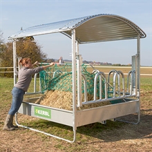 B-Ware: VOSS.farming Futtersparnetz, Heunetz für Heuraufe - 3,60 x 3,60m, Maschenweite 4,5 x 4,5cm