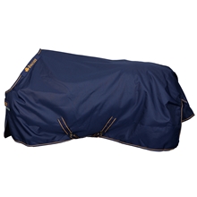 Bucas Irish Turnout Pferdedecke, 150g, navy/gold
