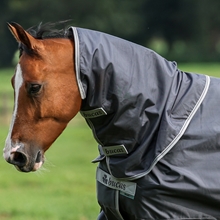 Bucas Smartex Combi Neck Halsteil, 0g, 125cm, silber - wasserdicht, winddicht und atmungsaktiv