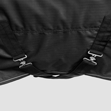 Waldhausen Outdoordecke Nordic High Neck Light 600D, 0g, schwarz, 125 cm