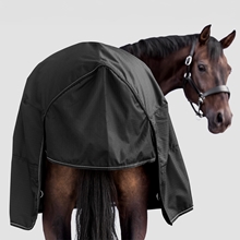 Waldhausen Outdoordecke Nordic High Neck Light 600D, 0g, schwarz, 155 cm