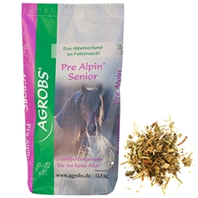 agrobs Pre Alpin Senior 12,5kg - Strukturreiches Raufutter für ältere Pferde