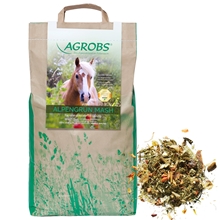 Agrobs AlpenGrün Mash 5kg Papierbeutel - getreidefreies Mash mit Schleimstoffen und Gemüse