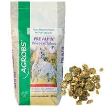 Agrobs Pre Alpin Wiesenflakes 20kg - Raufutter in Flockenform