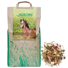 Agrobs AlpenGrün Seniormüsli 4kg - Getreidefreies Ergänzungsfutter für ältere Pferde