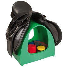Growi® Saddle-Pac, mobiler Sattelbock mit Stauraum, 39x44x44cm, grün