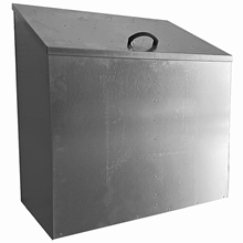 Growi® Futterkiste 1010x600x1070mm, zweigeteilt, abschließbar