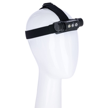 LED-Kopflampe HeadFire 1000, Stirnlampe, 1000lm, USB-C, Rot Grün Blau, IP44