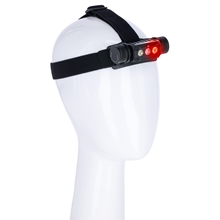 LED-Kopflampe HeadFire 1000, Stirnlampe, 1000lm, USB-C, Rot Grün Blau, IP44