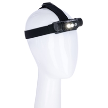 LED-Kopflampe HeadFire 1000, Stirnlampe, 1000lm, USB-C, Rot Grün Blau, IP44
