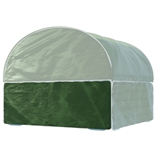 VOSS.farming Rückplane für Weidezelt 3,6x3,6m, Ersatzplane 280g/m²