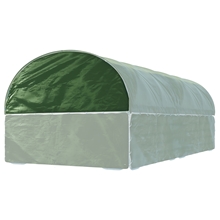 VOSS.farming Giebelplane für Weidezelt 3,6x3,6m & 3,6x7,2m, Ersatzplane 280g/m²