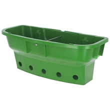 Kälbertränkewanne Multi Feeder allein, mit großen Öffnungen Ø38 mm, 30 Liter