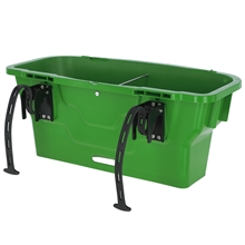 Kälbertränkewanne Multi Feeder allein, mit großen Öffnungen Ø38 mm, 30 Liter