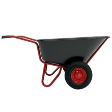 Growi® Compactkarre Action - 250 Liter, 2-rädrig, schwarz-rot