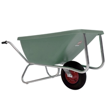Growi® Compactkarre Big Ben - 180 Liter, 1-rädrig, grün