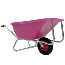 Growi® Compactkarre Big Ben - 180 Liter, 1-rädrig, pink