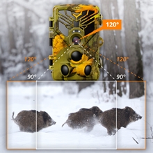 B-Ware: Wildkamera "LUNIOX VC24", Fotofalle 24MP + HD Video, inkl. 16GB SD Karte