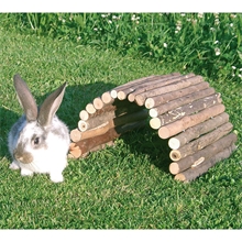 Flexible Holzbrücke für Nager und Kleintiere