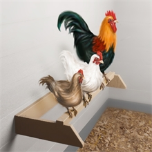 B-Ware: VOSS.farming Hühner-Sitzstange zur Wandmontage für den Stall