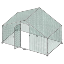 VOSS.farming Hühner Freilaufgehege 170x300x195cm, Hühnerstall, Voliere