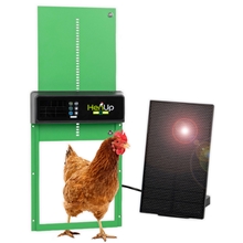 LandXpert automatische Hühnertür HenUp 35,5x24x4cm, Solar, grün