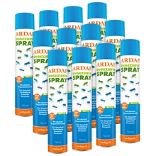 ARDAP® Repell Ungezieferspray 12x 750ml zur Insektenabwehr - für Haushalt, Gewerbe & Tierhaltung