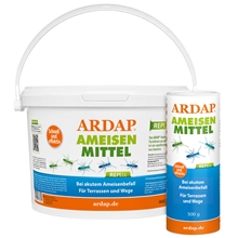ARDAP® Repell Ameisenmittel  - Streumittel zur Abwehr von Ameisen auf Terrassen & Wegen