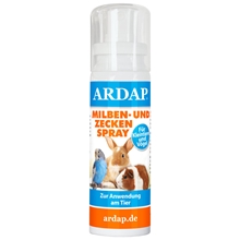 ARDAP® Milben- und Zeckenspray 100ml - für Kleintiere & Vögel