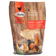Quiko Hobby Farming Eifutter, proteinreiches Ergänzungsfutter für Hühner und Geflügel, 500g