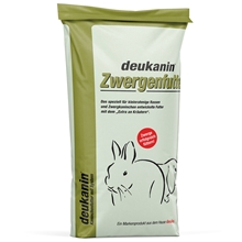 deukanin Zwergenfutter 25kg - Alleinfutter für Zwergkaninchen & kleine Rassen