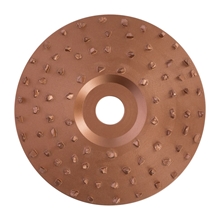 Klauenschleifscheibe weit 125mm Körnung 40, Klauenscheibe für Rinder, einseitig