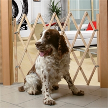 Ziehharmonika Hunde Absperrgitter "Stop Fix", Türgitter für Hunde, ausziehbar ca. 60-110cm
