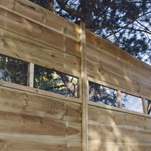 Sichtschutzbrett 200x12cm 22mm, Holzbrett aus Kiefer, Zaunbrett, kesseldruckimprägniert