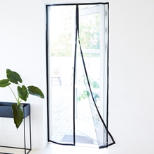 Insektenschutznetz Tür 100x210cm, selbstklebend, mit Magnetverschluss, ohne Bohren