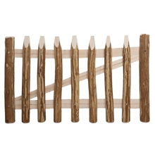 VOSS.garden Gartentor für Staketenzaun, Haselnuss 60x100cm, Abstand 7-9cm