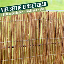VOSS.garden Weidenmatte 3m, 100/ 120/ 160cm, Weidenzaun