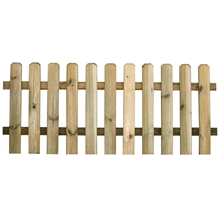 Gartenzaun MUSTANG 180x80cm, Holzzaun aus Kiefer, Lattenzaun, kesseldruckimprägniert