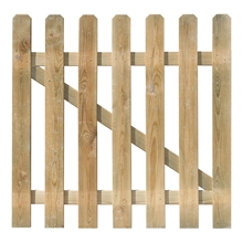 Gartentor MUSTANG 100x100cm, Holztor, Gartenzauntor, kesseldruckimprägniert