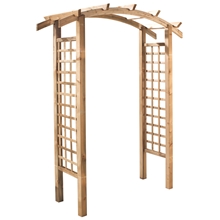 Rosenbogen CELESTE 180x70x222cm mit 2 Rankgitter, Rankbogen, Gartenbogen