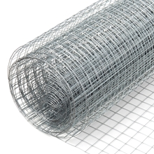 VOSS.farming 10m Volierendraht, Drahtgitter,Höhe 150cm,  19x19, 0,75mm, verzinkt