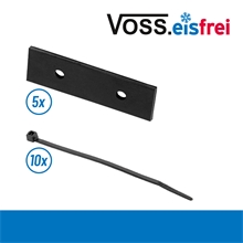 5x VOSS.eisfrei Abstandshalter für Heizkabel inkl. Kabelbinder, Abstandhalter