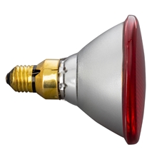 Infrarot-Sparlampe PAR 38, 175 Watt - Infrarot Energiesparlampe, Infrarot Sparbirne, rot
