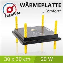 Küken-Wärmeplatte Comfort  30x30cm / 20W mit stufenlosem Regler