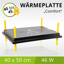 Brutgerät Küken Wärmeplatte Comfort 40x50cm / 46W