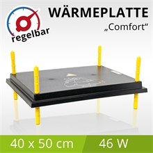 Brutgerät Küken Wärmeplatte Comfort 40x50cm / 46W mit stufenlosem Regler