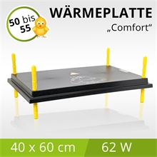 B-Ware: Brutgerät Küken Wärmeplatte Comfort 40x60cm / 62W