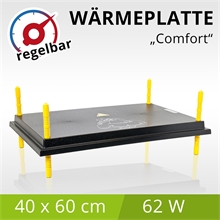 Küken Wärmeplatte Comfort 40x60cm / 62W mit stufenlosem Regler